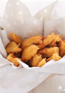 filetes de gallo en tempura
